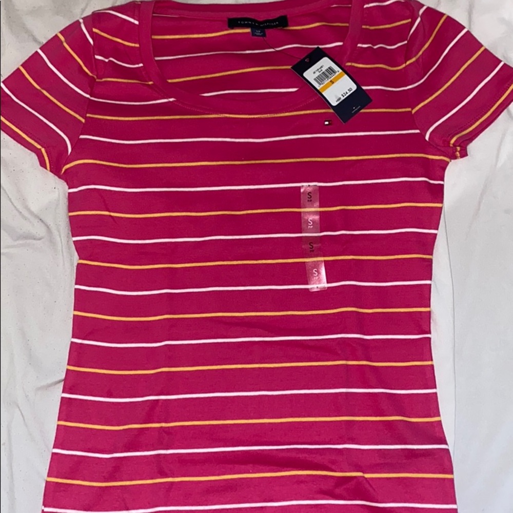 Tommy Hilfiger Pink stripe shirt